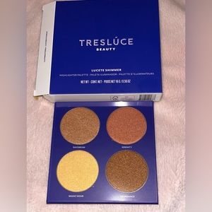 Brand New Treslúce Beauty- Lúcete Highlighter Palette Shade (Lúcete Shimer)